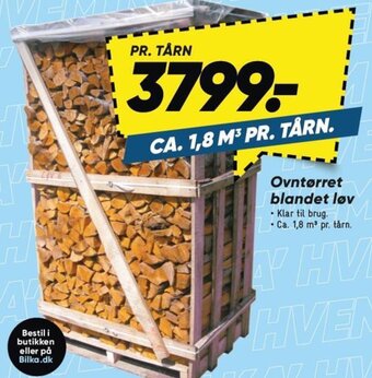 Bilka Ovntørret blandet løv tilbud