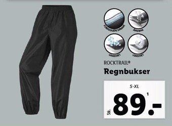 Lidl Regnbukser tilbud
