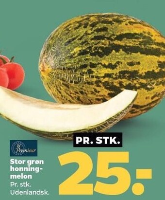 Stor grøn honningmelon