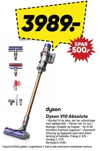 Bilka Dyson V10 Absolute tilbud