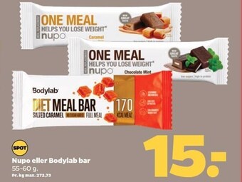 Netto Nupo eller bodylab bar tilbud