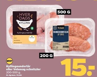 Netto Kyllingeunderlår eller velsmag schnitzler tilbud