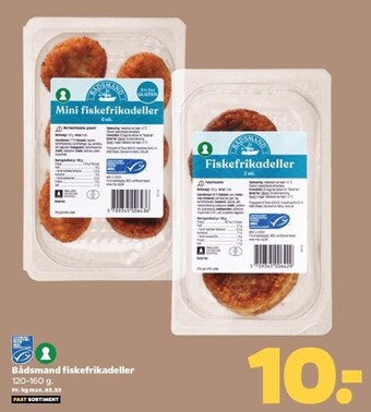 Netto Bådsmand fiskefrikadeller tilbud