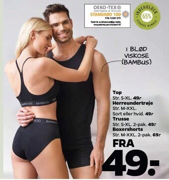 Netto Top, herreundertrøje, trusse eller boxershorts tilbud