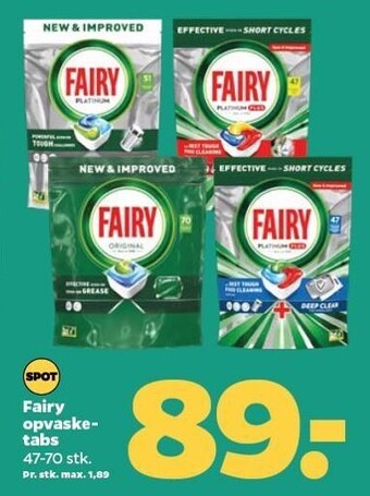 Netto Fairy opvasketabs tilbud
