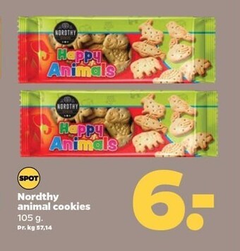 Netto Nordthy animal cookies tilbud