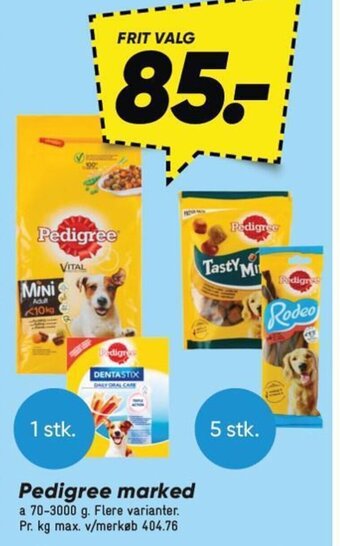 Bilka Pedigree marked tilbud