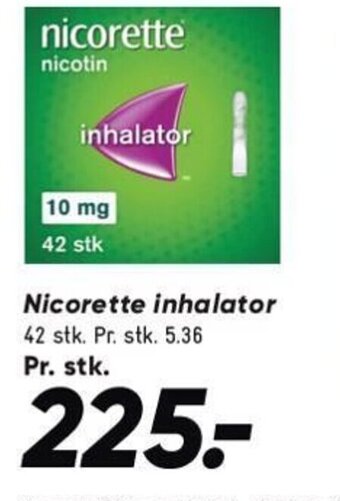 Bilka Nicorette inhalator tilbud