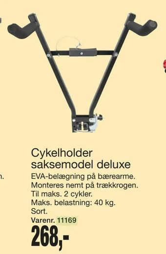 Harald Nyborg Cykelholder saksemodel deluxe tilbud