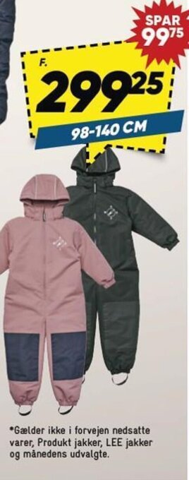 Bilka 98-140 cm. Flyverdragt tilbud