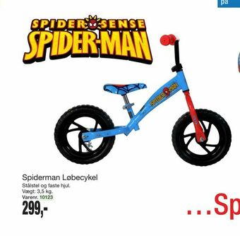 Harald Nyborg Spiderman Løbecykel tilbud
