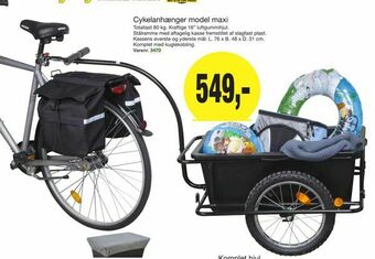 Harald Nyborg Cykelanhænger model maxi tilbud