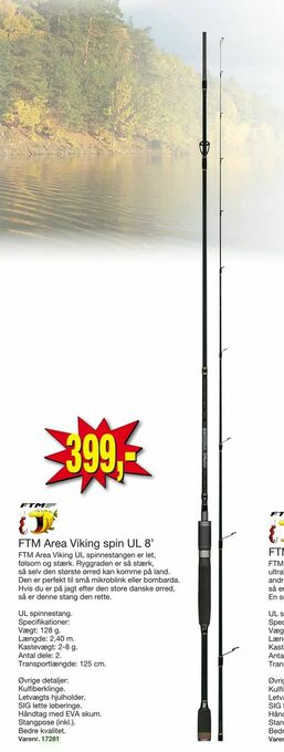 Harald Nyborg FTM Area Viking spin UL 8' tilbud