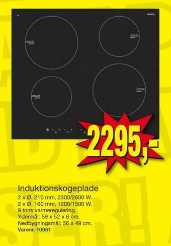 Harald Nyborg Induktionskogeplade tilbud