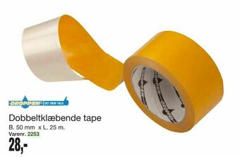Harald Nyborg Dobbeltklæbende tape tilbud
