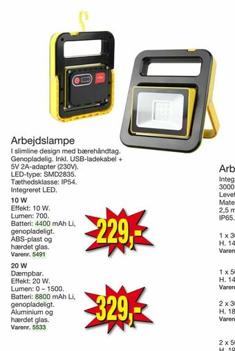 Harald Nyborg Arbejdslampe tilbud