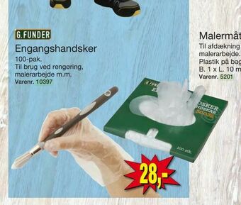 Harald Nyborg Engangshandsker tilbud