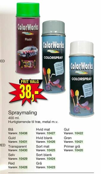 Harald Nyborg Spraymaling tilbud