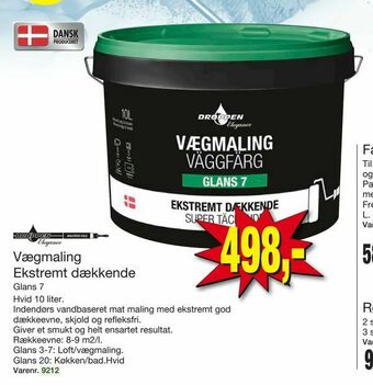 Harald Nyborg Vægmaling Ekstremt dækkende tilbud