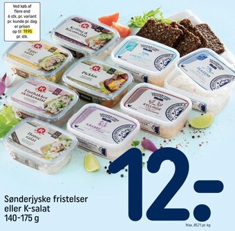 REMA 1000 Sønderjyske fristelser eller K-salat tilbud