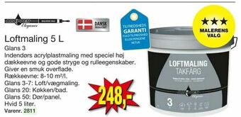 Harald Nyborg Loftmaling 5 L tilbud