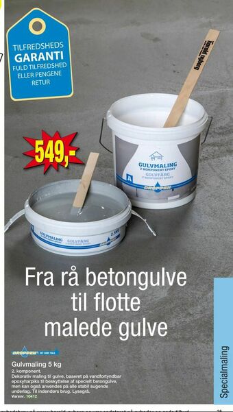 Harald Nyborg Gulvmaling 5 kg tilbud