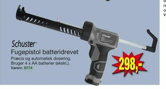 Harald Nyborg Fugepistol batteridrevet tilbud