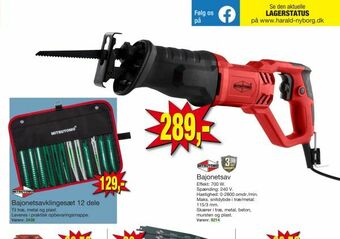 Harald Nyborg Bajonetsav tilbud