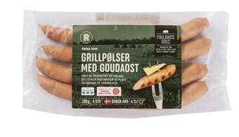 REMA 1000 Grillpølser m/gouda, 280 g tilbud