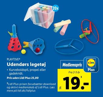 Lidl Udendørs legetøj tilbud
