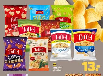 Netto Taffel chips tilbud