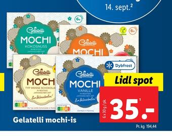 Lidl Gelatelli mochi-is tilbud