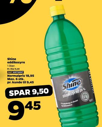 Netto Shine eddikesyre tilbud
