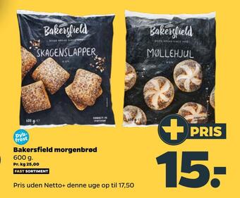 Netto Bakersfield morgenbrød tilbud