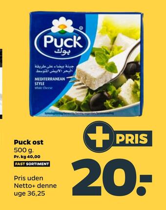 Netto Puck ost tilbud