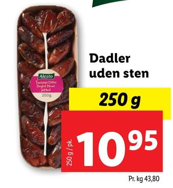 Lidl Dadler uden sten tilbud