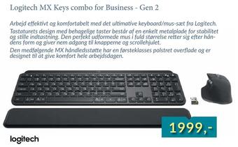 Logitech mx keys combo for business - gen 2