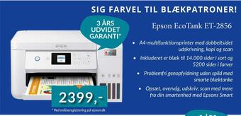 Tjdata Epson ecotank et-2856 tilbud