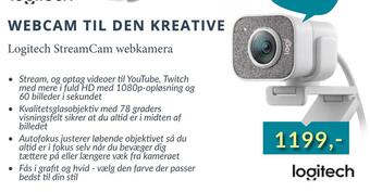 Logitech streamcam webkamera