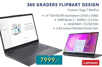 EDB Center Lenovo yoga 7 bærbar tilbud