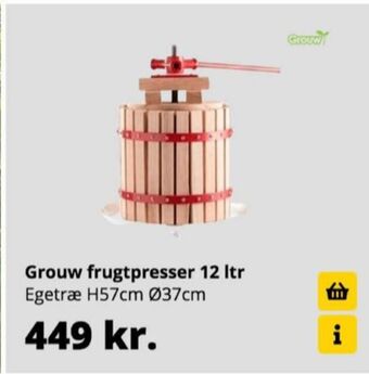 Grouw frugtpresser