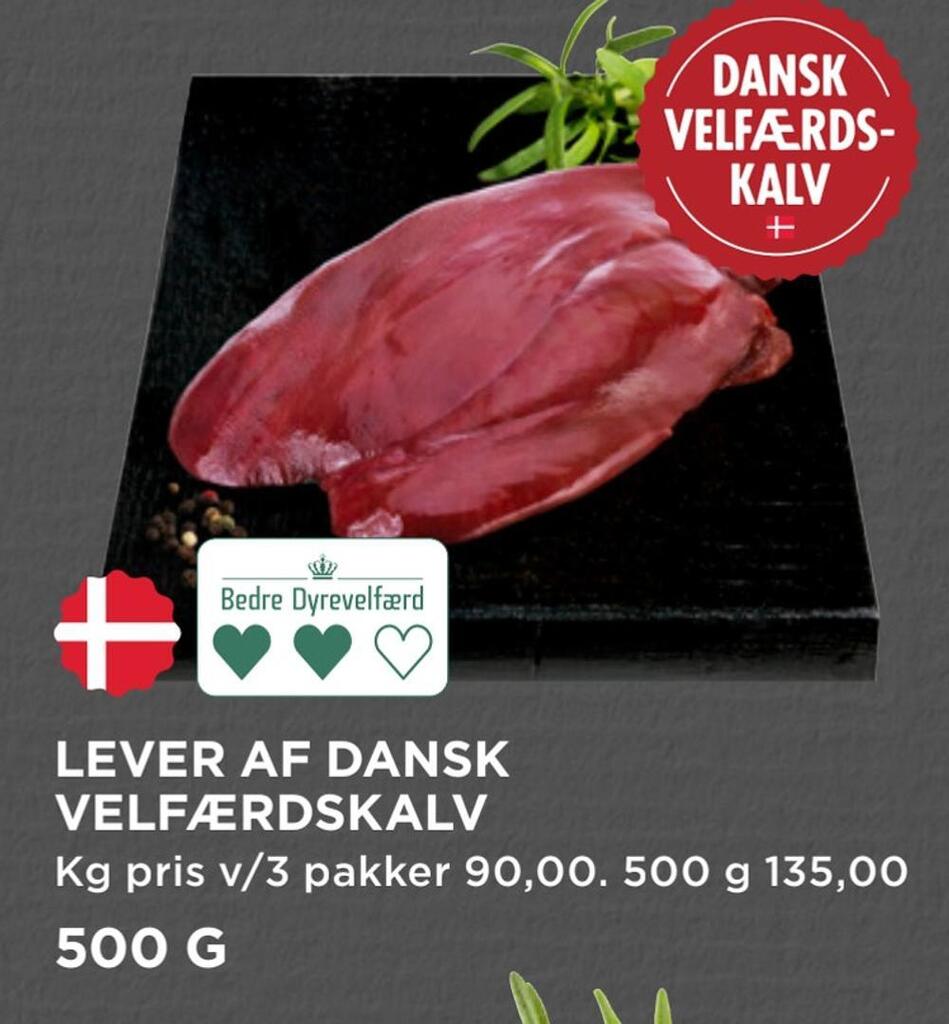 Lever af dansk velfærdskalv tilbud hos MENY
