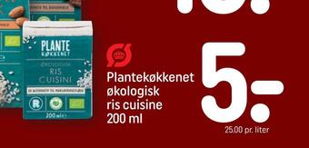 REMA 1000 Plantekøkkenet økologisk ris cuisine tilbud