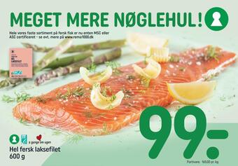 REMA 1000 Hel fersk laksefilet tilbud