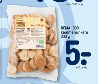REMA 1000 Rema 1000 kammerjunkere tilbud