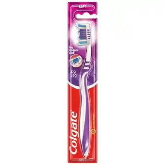 Fleggaard Colgate tandbørste zig zag soft tilbud