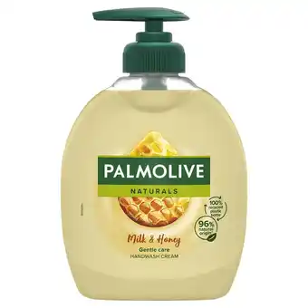 Fleggaard Palmolive flydende håndsæbe milk & honey - nourishing 300 ml tilbud