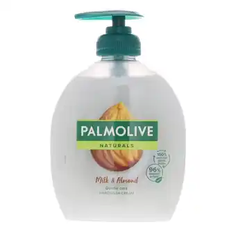 Fleggaard Palmolive flydende håndsæbe delicate care with almond milk 300 ml tilbud