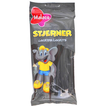 Malaco - 2 x stjerner lakrids