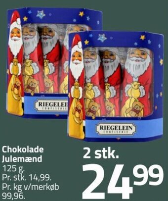 Fleggaard Chokolade Julemænd tilbud